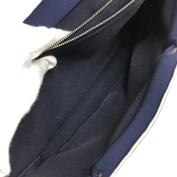 CHANEL Bag Tote Bag Hand Bag polyamide Navy/Silver - Picture 12 of 16